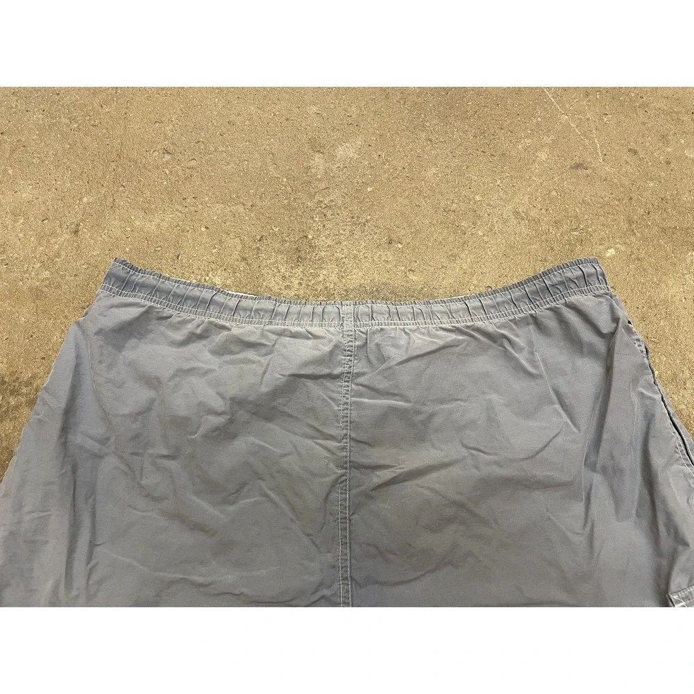 Old Navy Swim Trunks Mens Large Gray Cargo Pocket Mesh Liner Elastic Waist Beach